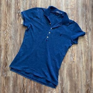 Blue Ralph Lauren Polo Slim Fit Tee